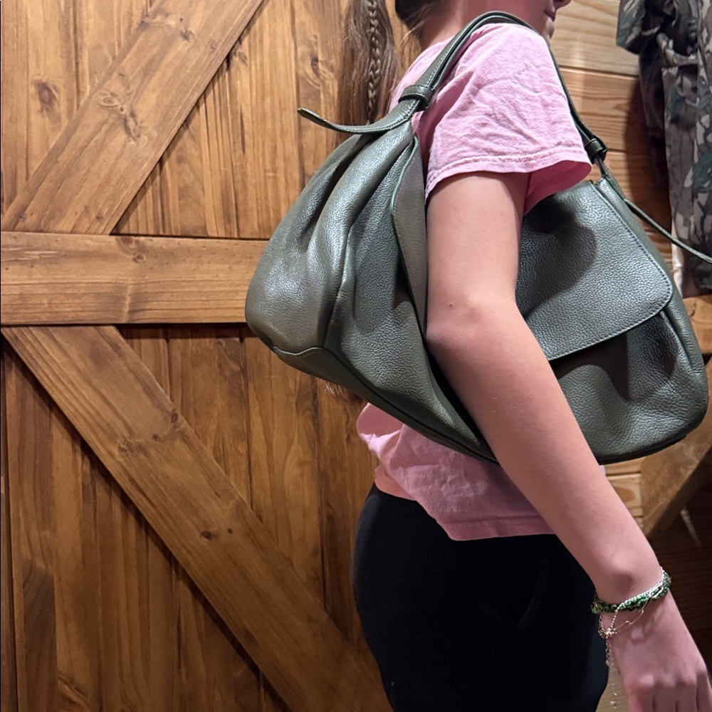 Vera Bradley Olive Green Shoulder Bag